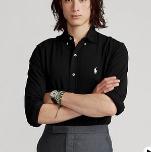 Ralph Lauren size XL featherweight mesh button top